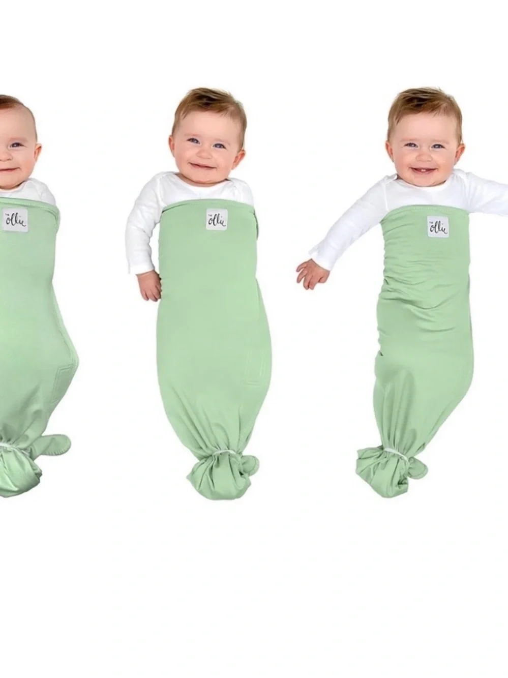 Ollie World Mint Green Swaddle Sleep Sack